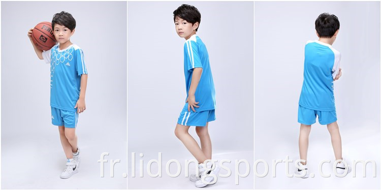 2021 China Maker Soccer Kid Uniform Filts France Football Team Shirt Jersey